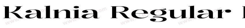 Kalnia Regular Kalni字体转换